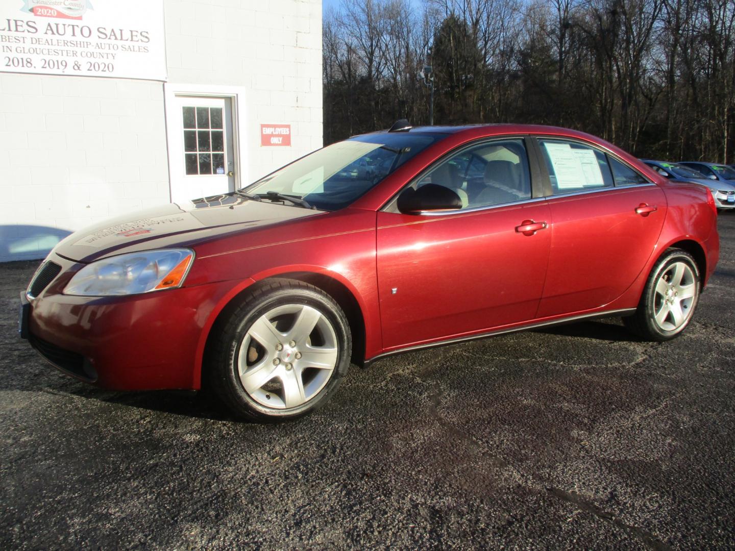 2009 RED Pontiac G6 (1G2ZG57B094) with an 2.4L L4 DOHC 16V engine, AUTOMATIC transmission, located at 540a Delsea Drive, Sewell, NJ, 08080, (856) 589-6888, 39.752560, -75.111206 - Photo#1